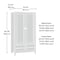 Sauder Cottage Road Armoire Sw/lo , Safety tested for stability to help reduce tip-over accidents 423397 - alternate 3